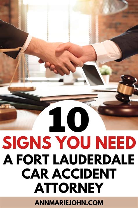 10 Signs You Need a Fort Lauderdale Car Accident Attorney - AnnMarie John