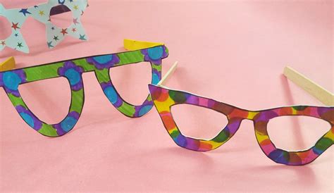 Print and craft these cute paper glasses! | Summer school crafts, Kids ...