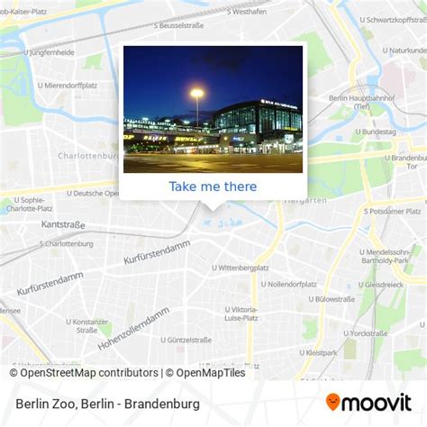 How to get to Berlin Zoo in Tiergarten by bus, subway, train or light rail?