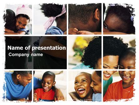 Happy Afro-american Family - Free Presentation Template for Google ...