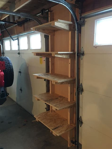 Cantilevered Plywood Garage Shelves - Craig Davis