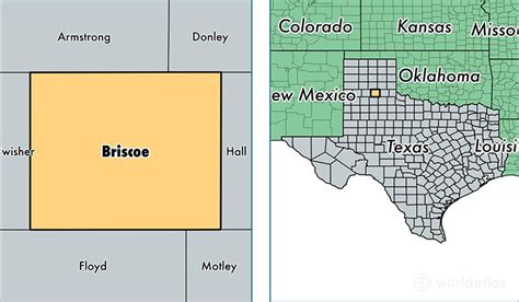 Briscoe County, Texas / Map of Briscoe County, TX / Where is Briscoe ...