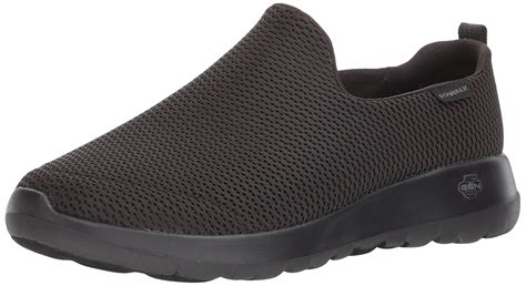 Skechers Mens Go Walk Max Fabric Low Top Slip On Walking Shoes, Black ...