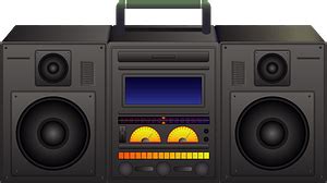 Boombox - Free vector clipart images on creazilla.com