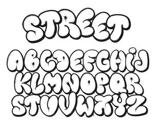 Cool Alphabet Graffiti