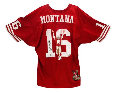 Lot Detail - Joe Montana Autographed Hand Painted San Francisco 49ers Jersey #'d 3/16 With ...