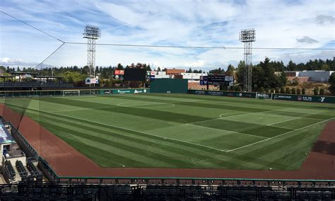 Cheney Stadium field converted to pitch - We R Tacoma