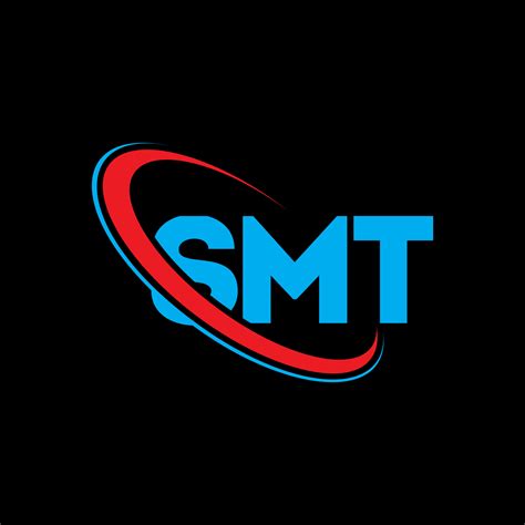 SMT logo. SMT letter. SMT letter logo design. Initials SMT logo linked with circle and uppercase ...