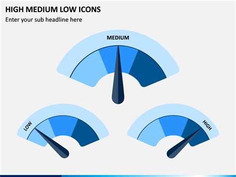 High Medium Low Icons PowerPoint Slides | Powerpoint, Powerpoint slide, Icon