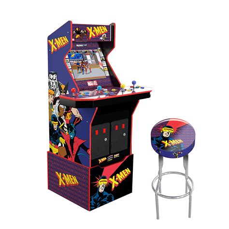 Arcade 1Up Arcade1Up X-Men Player Arcade Machine (with Riser Stool ...