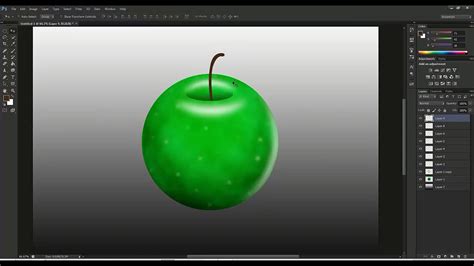 How to Make A realistic Apple by Adobe Photoshop । Adobe Photoshop Tutorial - YouTube