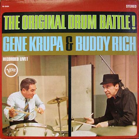 Gene Krupa & Buddy Rich - The Original Drum Battle! (1962, Vinyl) | Discogs