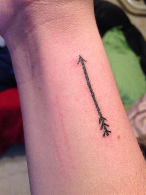 Arrow tattoo that I got on my wrist! Arrow Tattoo On Wrist, Wrist ...