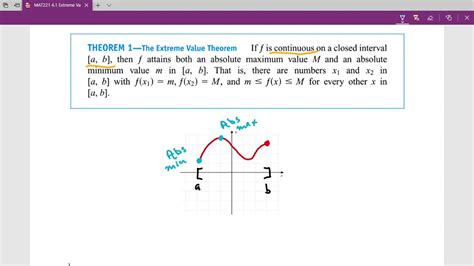 4 1 Extreme Value Theorem - YouTube