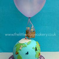 Phileas Fogg and his hot air balloon - cake by The Little - CakesDecor