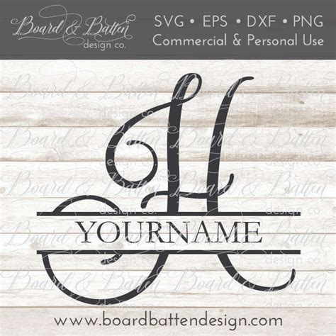 H Svg File SVG Files for Cricut Split Letter Monogram Svg Letter H Svg Initial Svg Files H ...