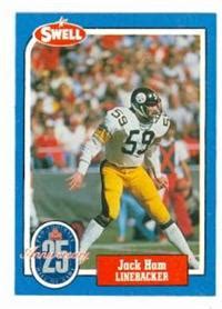 Jack Ham football card (Pittsburgh Steelers) 1988 Swell #143