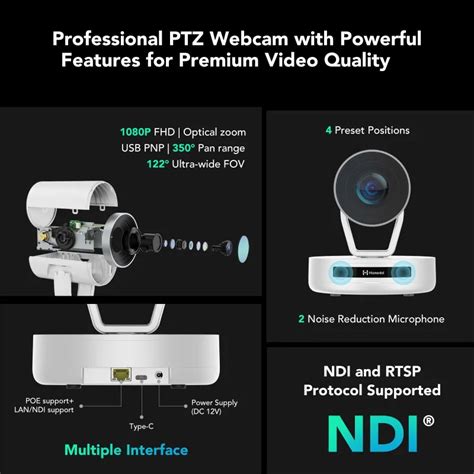 NUROUM | V403 - PTZ Video Conference Camera & Remote Control