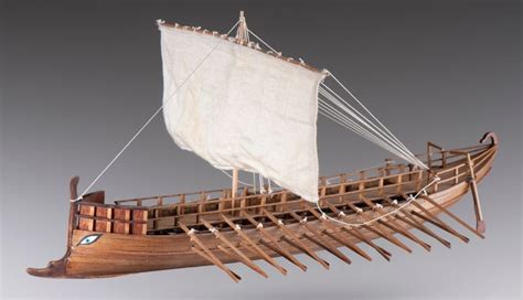 Ship wooden kit Greek Bireme - Wooden Gifts SOLY