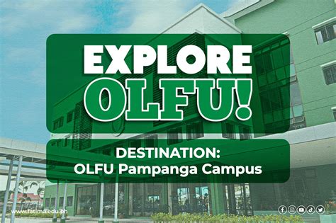 Set foot in the... - Our Lady of Fatima University (OLFU)