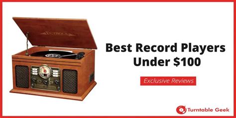 Best Record Players Under $100 of 2022 [Top Turntables] – Turntable Geek