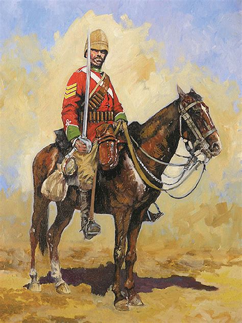 Mounted infantry Zulu War1879 Painting by Jason Askew - Fine Art America