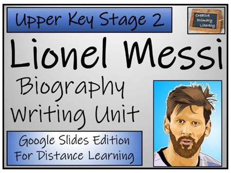 UKS2 Lionel Messi Biography Writing Unit | Digital & Print | Teaching ...