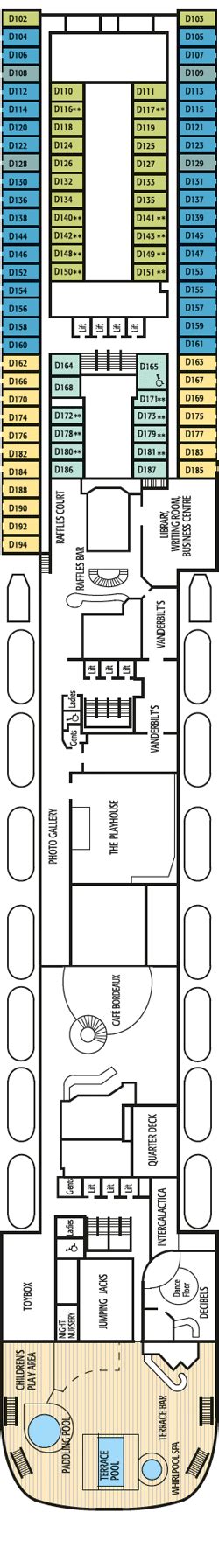 Aurora Deck Plans: Ship Layout, Staterooms & Map - Cruise Critic