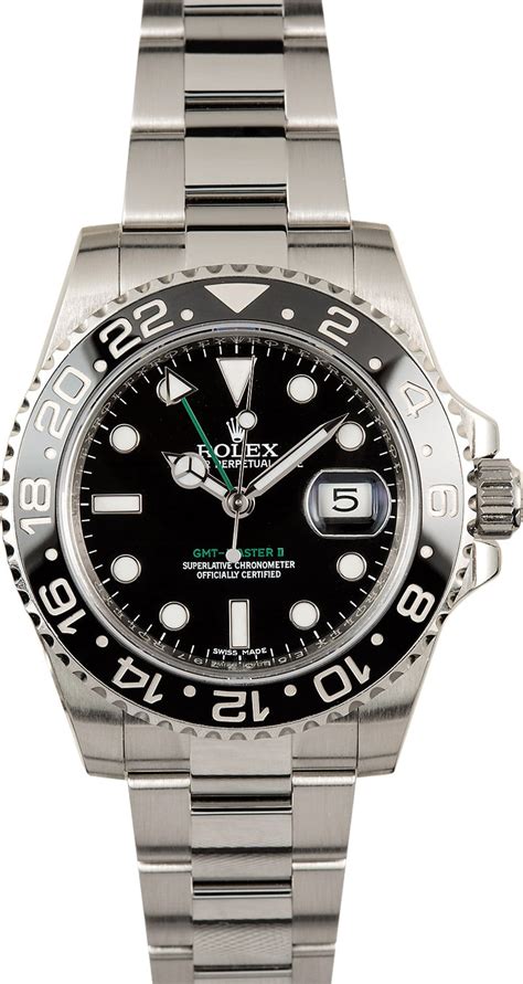 Rolex GMT-Master II Black Ceramic Bezel