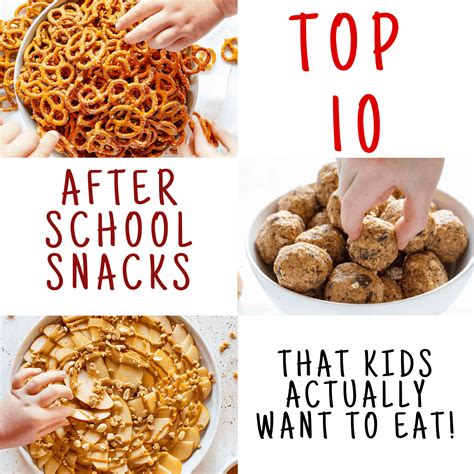 Top 10 After School Snacks {That Your Kids Will Actually Eat!} | i am baker