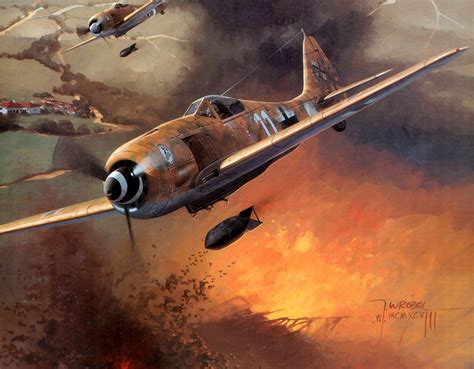 WWII Aviation Art Wallpaper WallpaperSafari 13545 | Hot Sex Picture