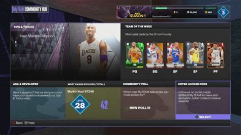 NBA 2K24 Locker Codes - Hold to Reset