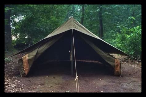 Vintage British Army Canvas Tent | Tent, Tent camping, Camping