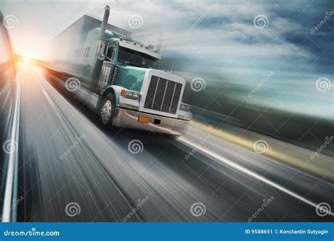 Truck stock image. Image of diagonal, blue, angle, clouds - 9588651