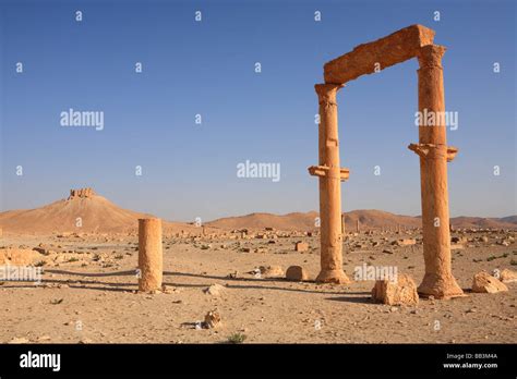 Ancient ruins, Palmyra, Syria Stock Photo - Alamy