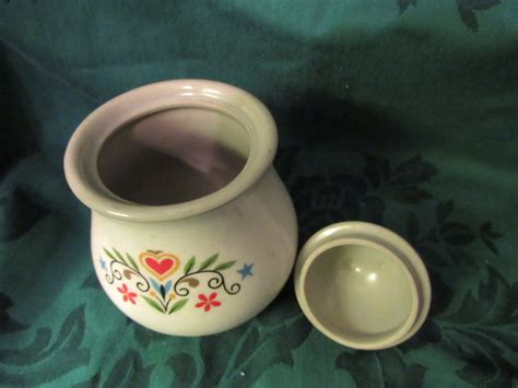 Heart and Flowers Sugar Bowl With Lid - Etsy