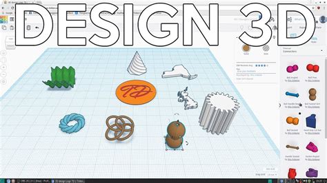 Le design 3D pour débutants avec Tinkercad - YouTube