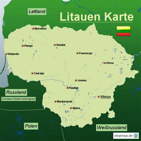 LITAUEN KARTE ~ World Of Map