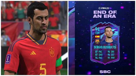 FIFA 23 leak suggests that Sergio Busquets will arrive as an End of an Era SBC