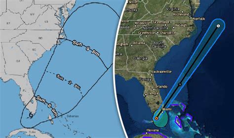 Tropical Storm Philippe path: What time will Philippe hit the USA? | Weather | News | Express.co.uk