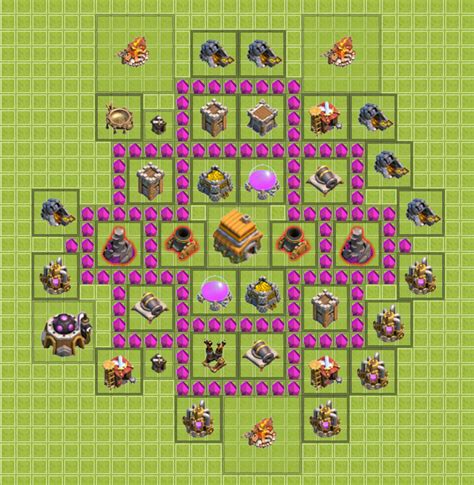 Clash Of Clans Best Base Town Hall Level 6