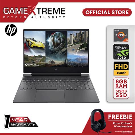 HP Victus 15.6" AMD Ryzen 5 7535HS 8gb/512gb SSD NVIDIA GeForce RTX ...