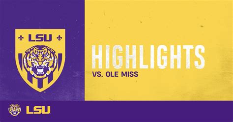 LSU Soccer vs. Ole Miss Highlights – LSU