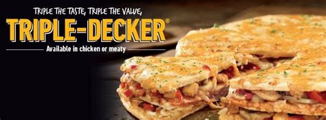 New Debonairs Triple-Decker Pizza Triple the taste, Triple the Value! Enjoy the taste of New ...