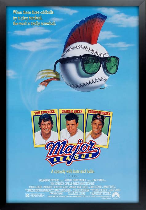 Major League Movie Poster Framed and Ready to Hang. - Etsy