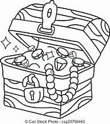 Pirate Treasure Chest Coloring Pages At GetColoringscom  Free sketch template