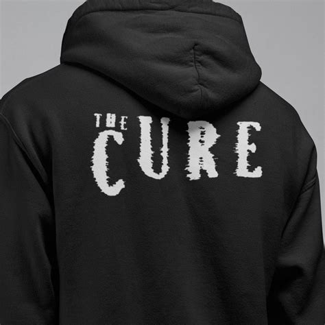 The Cure Hoodie, The Cure Band Logo Hooded Sweatshirt, Rock Merch ...