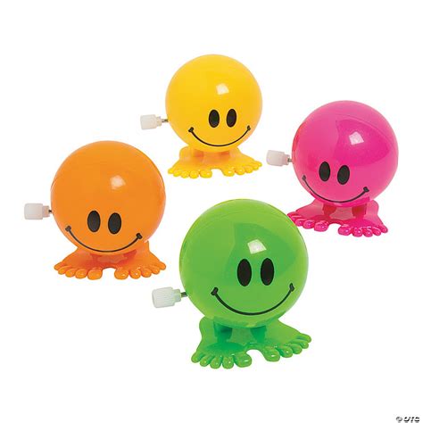 Wind-Up Smile Faces - 12 Pc. | Oriental Trading