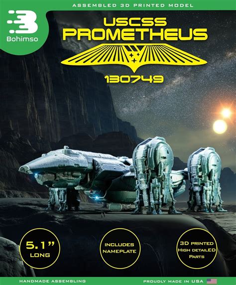 USCSS PROMETHEUS Spaceship Plastic Model Spaceship PROMETHEUS Movie ...