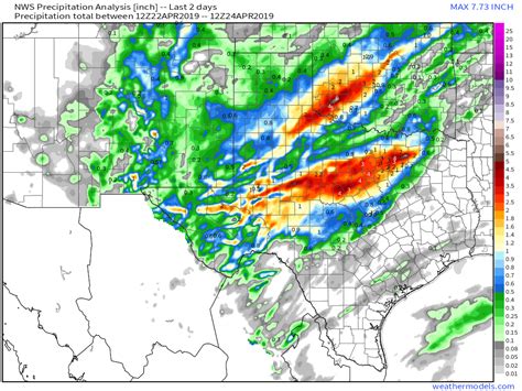 Welcome To Southeast New Mexico Weather.: 48-Hour Rainfall Totals - As ...